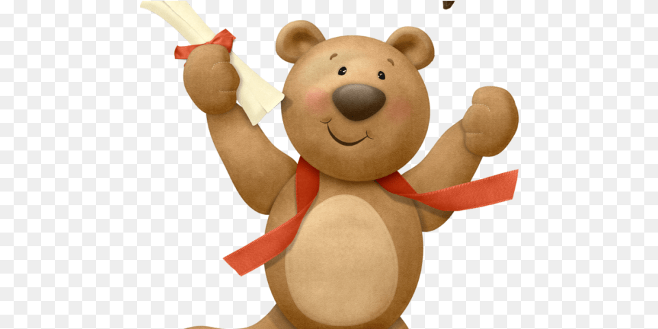 Graduation Clipart Bear Teddy Bear Graduation Cartoon, Teddy Bear, Toy Png Image