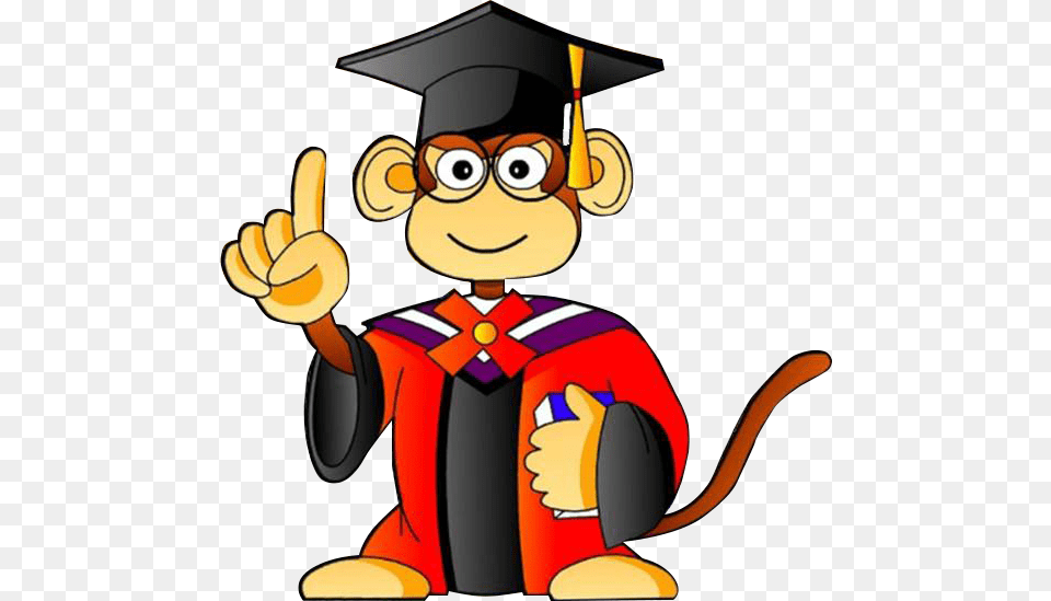 Graduation Clipart Monkey, People, Person, Baby, Face Free Png Download