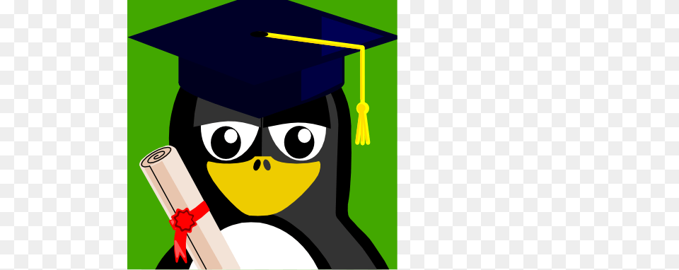 Graduation Clipart Penguin, People, Person, Text, Nature Free Png