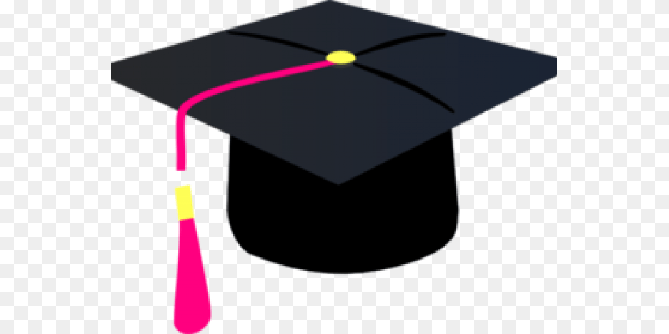 Graduation Clipart Pink Graduation Cap With Purple Tassel, People, Person Free Transparent Png