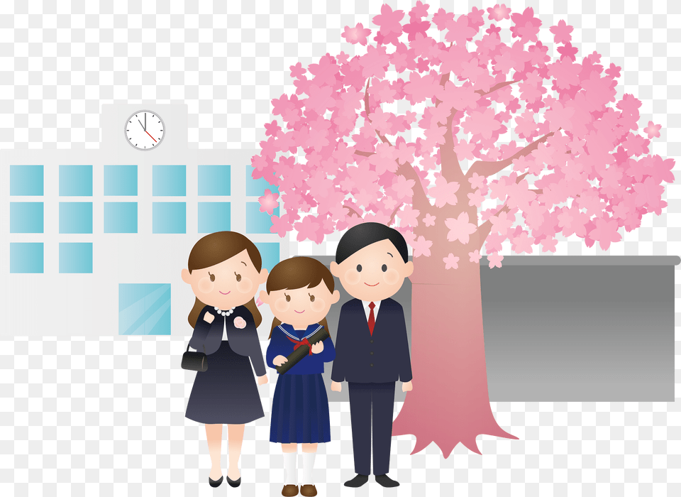 Graduation Family School Clipart, Baby, Person, Adult, Plant Free Png