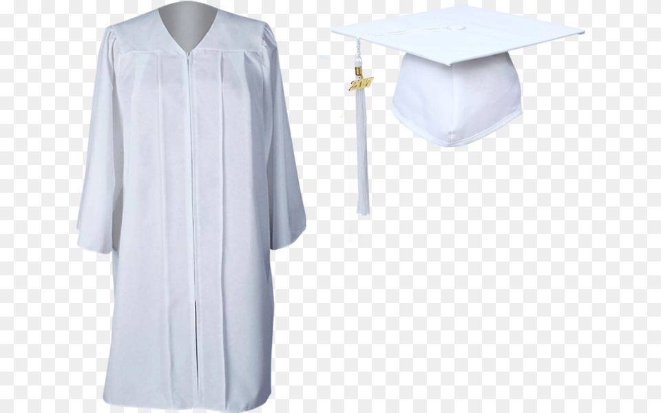 Graduation Gowns White Graduation Toga, Clothing, Coat, People, Person Png