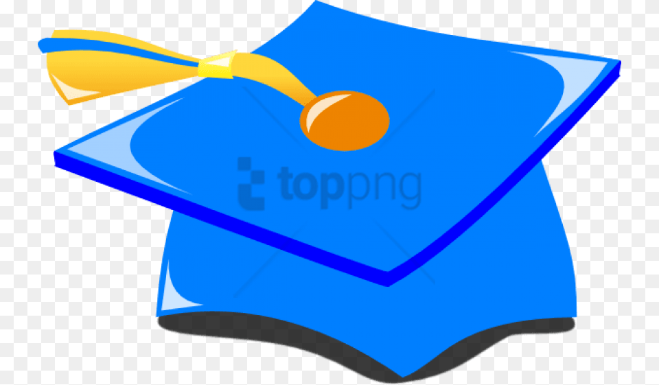 Graduation Hat Blue And Gold Clip Art Blue And Gold Graduation Hat, People, Person, Text Free Png Download