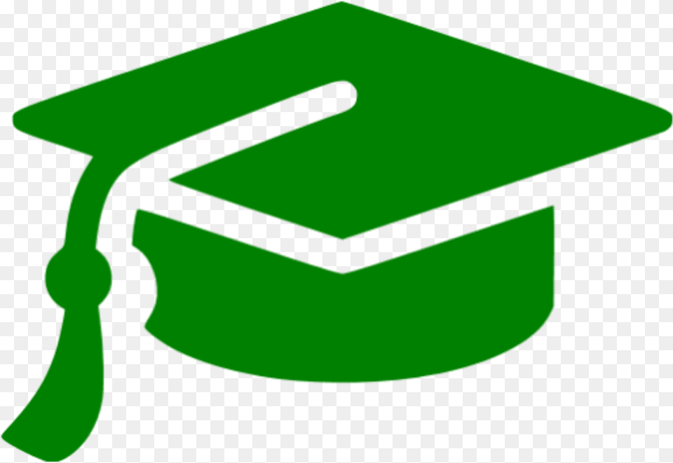 Graduation Hat Blue Icon, People, Person, Green Png Image