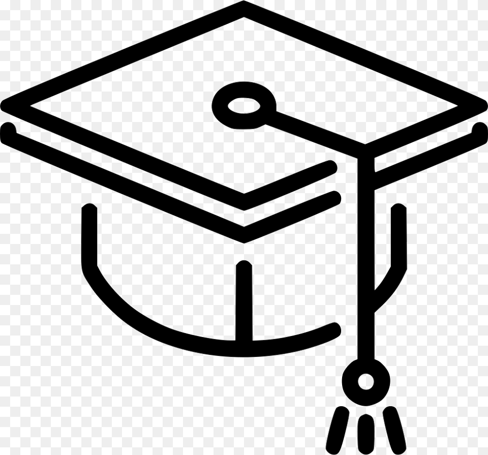 Graduation Hat Capelo Icone, People, Person, Stencil Free Png Download