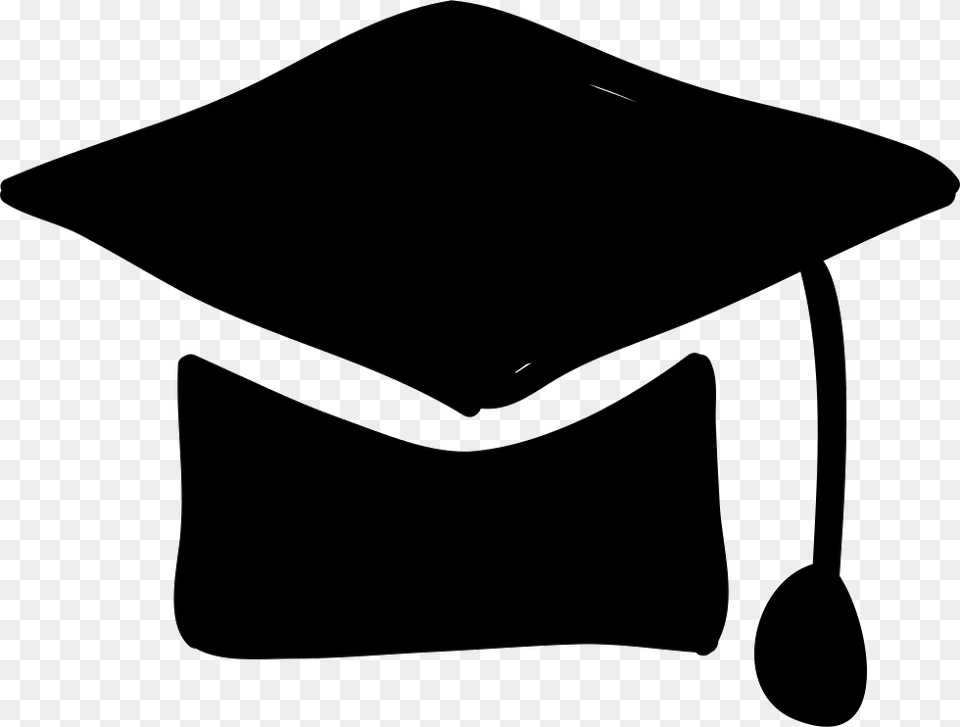 Graduation Hat Filled Hand Drawn Tool, People, Person, Smoke Pipe Png Image