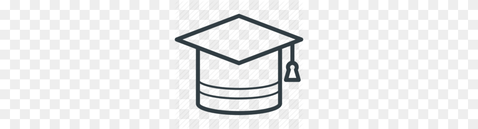 Graduation Hat Outline Icon Clipart Square Academic Cap, Envelope, Mail, People, Person Free Transparent Png