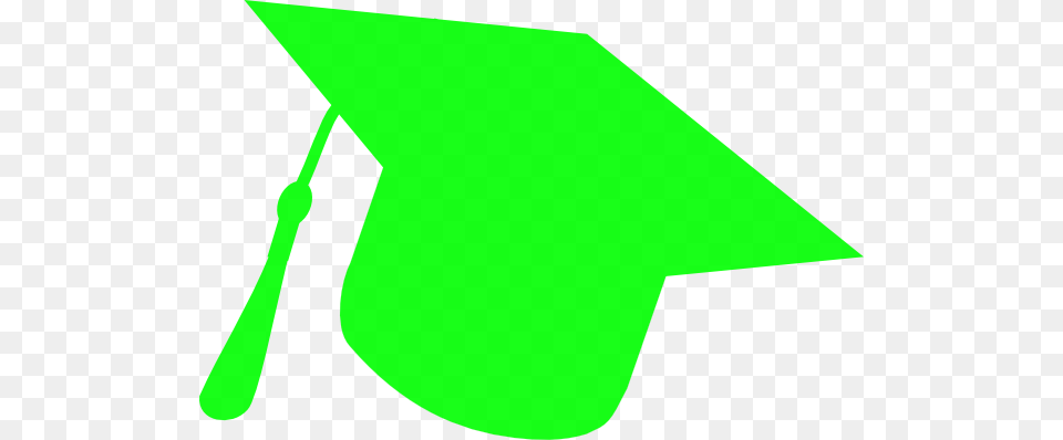 Graduation Hat Silhouette Green Clip Art, People, Person Free Png Download