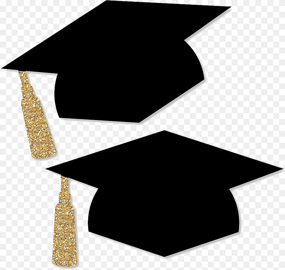 Graduation Hat With Gold Tassel Graduation Hat With Gold Tassel, People, Person, Bow, Weapon Free Png Download