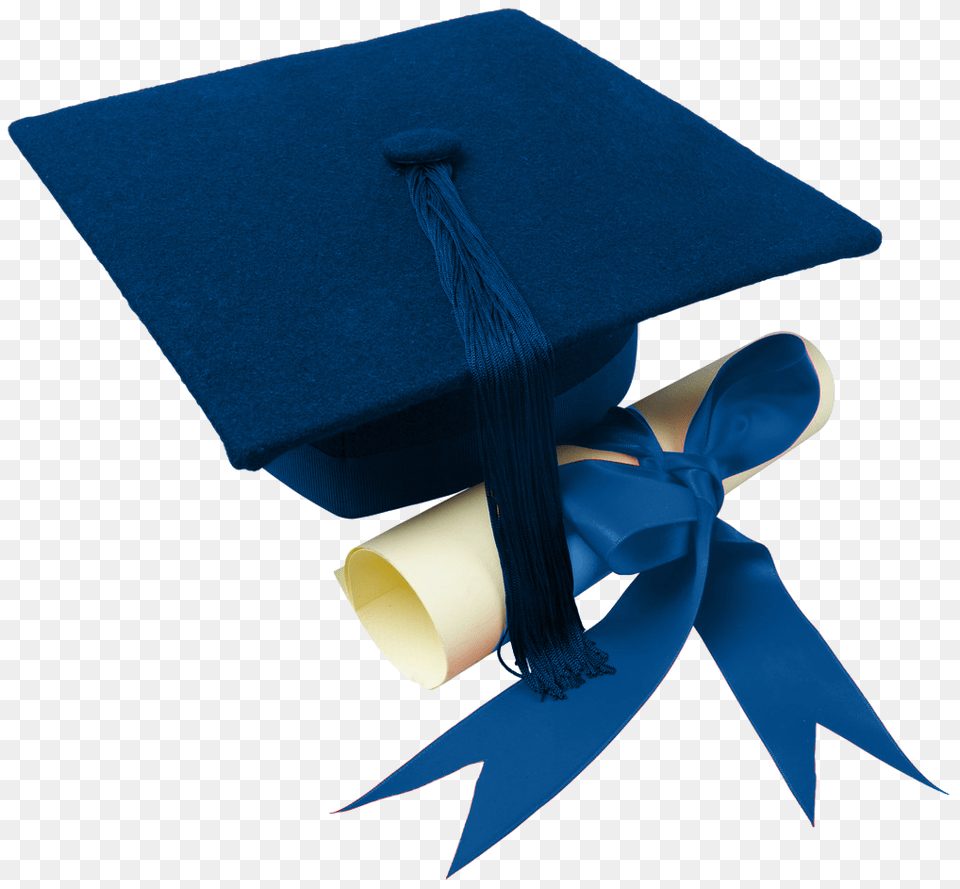 Graduation Images Blue Cap And Diploma, People, Person, Text Png