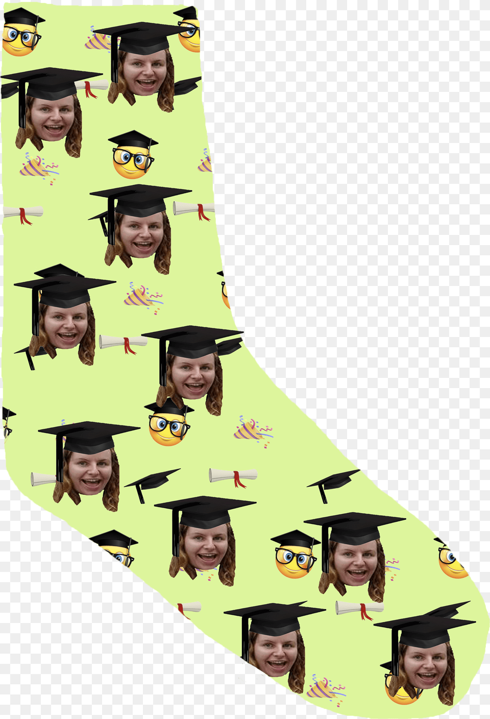 Graduation Mortarboard Hat Photo Socks Illustration, People, Person, Baby, Face Png