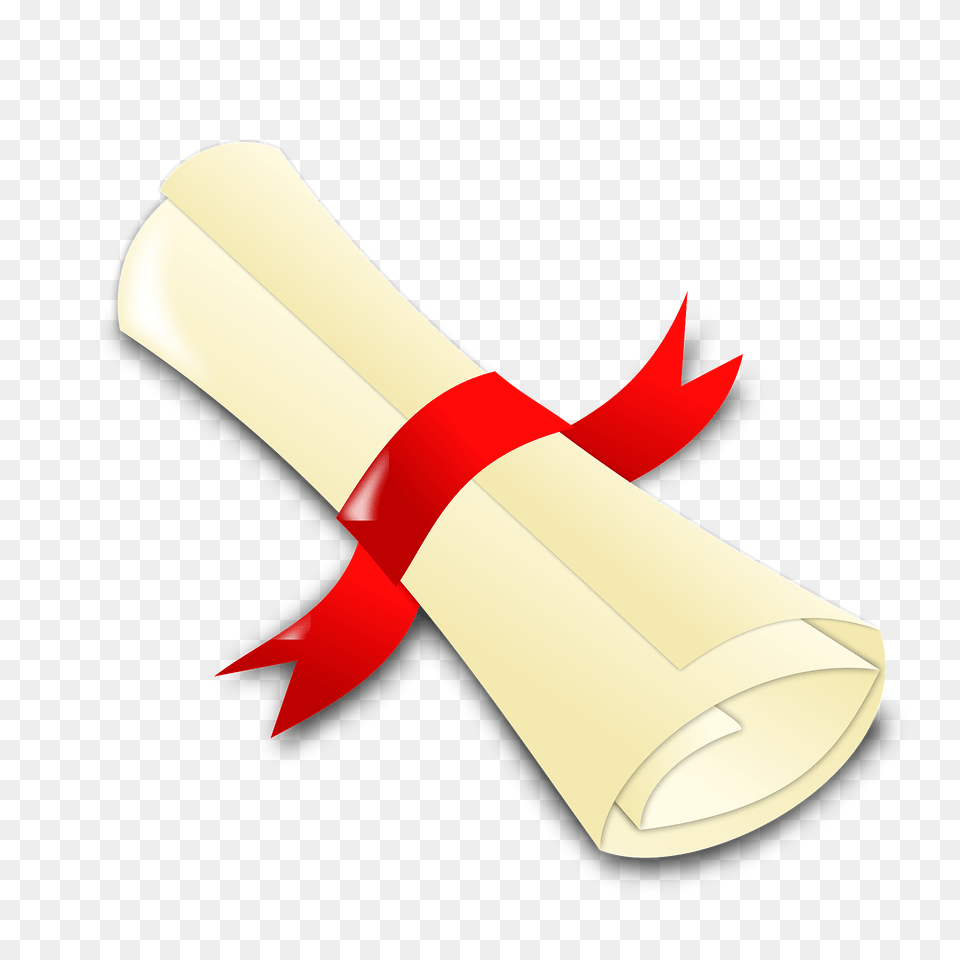 Graduation Scroll Tied With Red Ribbon Clipart, Text, Document, Smoke Pipe Free Png Download