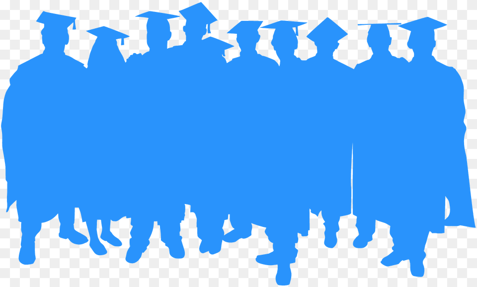 Graduation Silhouette, People, Person, Adult, Male Png Image