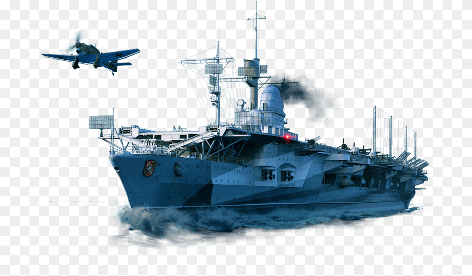 Graf Zeppelin World Of Warships, Boat, Vehicle, Transportation, Aircraft Free Png
