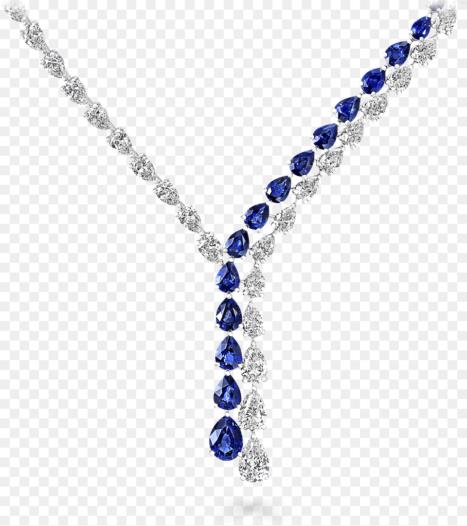 Graff Cross Over Necklace, Accessories, Diamond, Gemstone, Jewelry Png Image