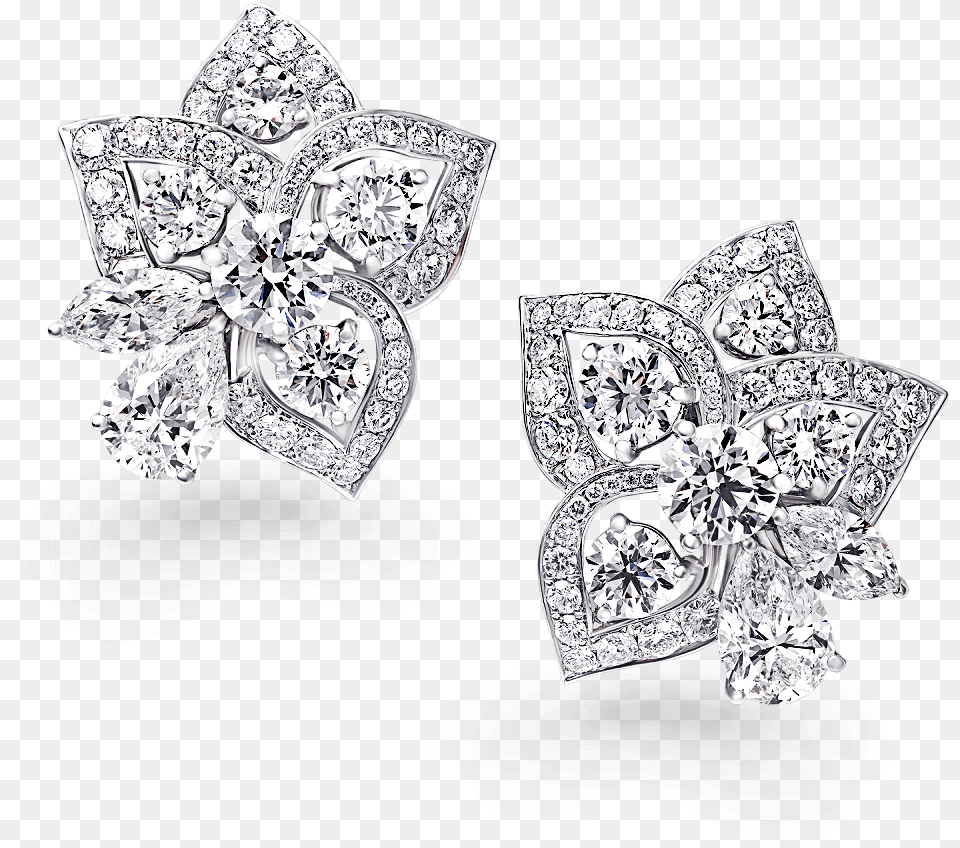 Graff Diamond Stud Earrings, Accessories, Earring, Gemstone, Jewelry Free Png