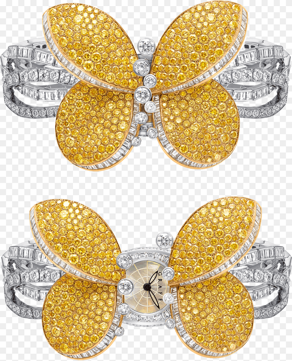 Graff Princess Butterfly Watch, Accessories, Jewelry, Diamond, Gemstone Png