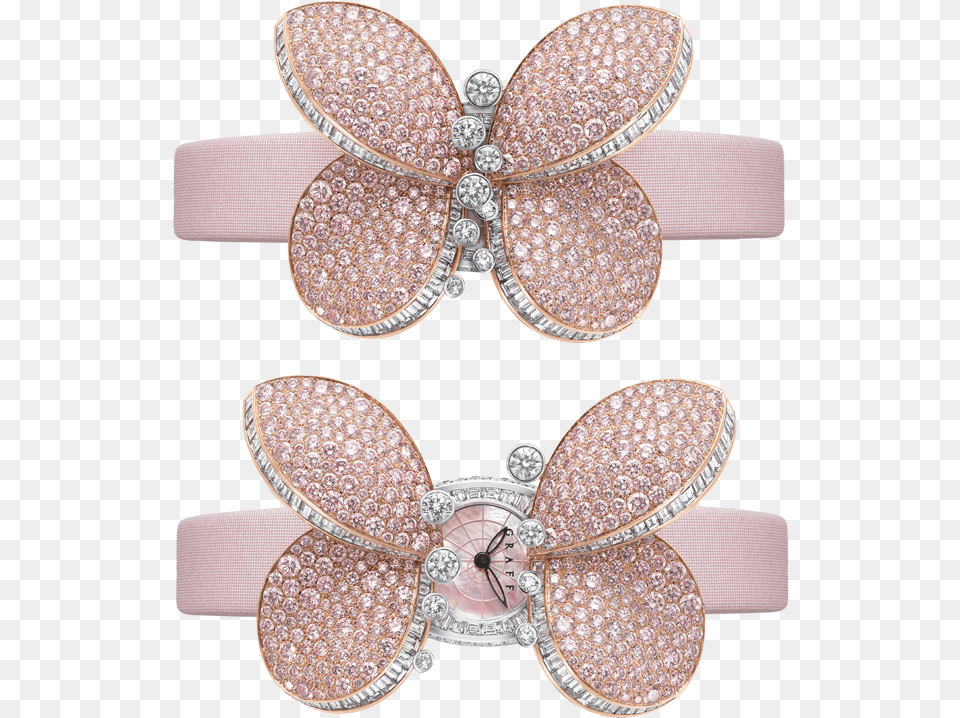 Graff Princess Butterfly White Gold Amp Pink Diamonds Graff, Accessories, Jewelry, Locket, Pendant Free Transparent Png