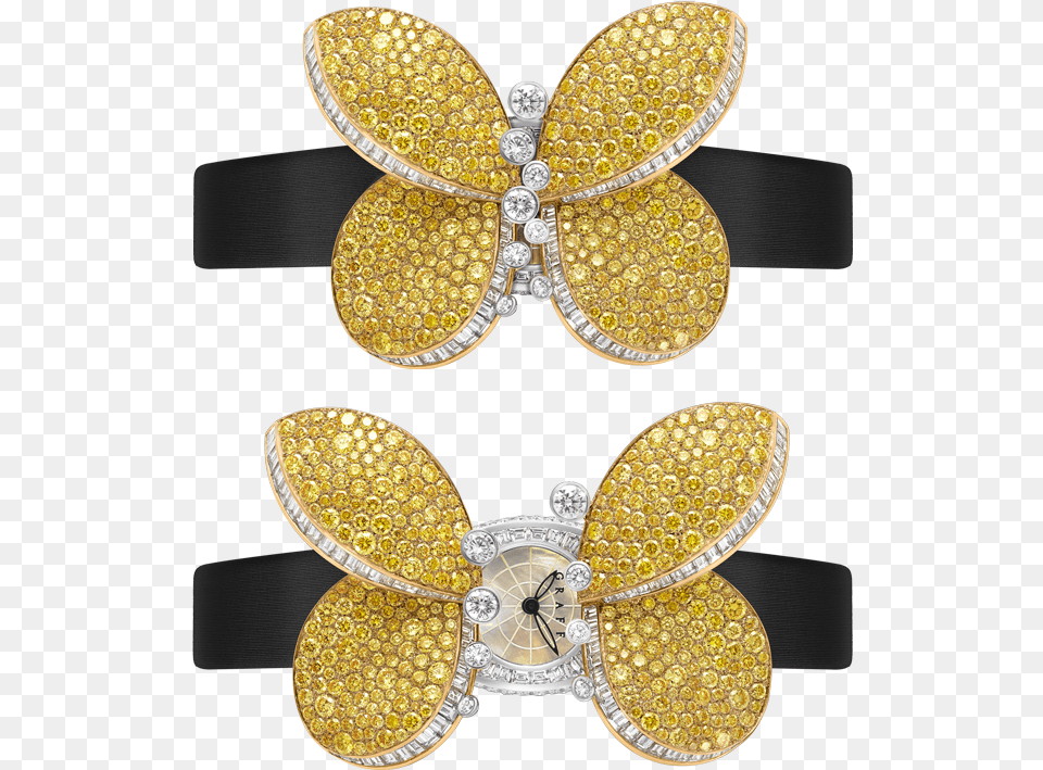 Graff Princess Butterfly White Gold Amp Yellow Diamonds Graff, Accessories, Jewelry, Locket, Pendant Png Image