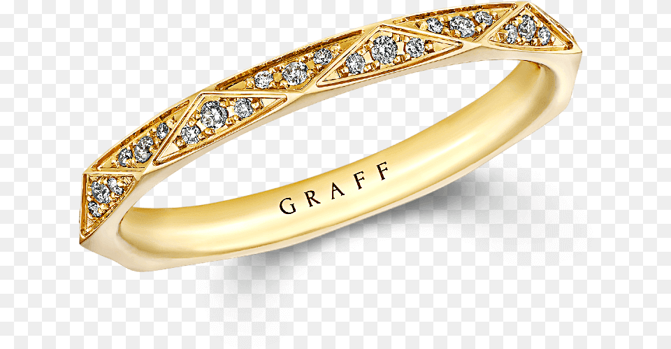 Graff Wedding Bands Awesome Signature Pava Wedding Ring, Accessories, Gold, Jewelry, Diamond Free Png Download