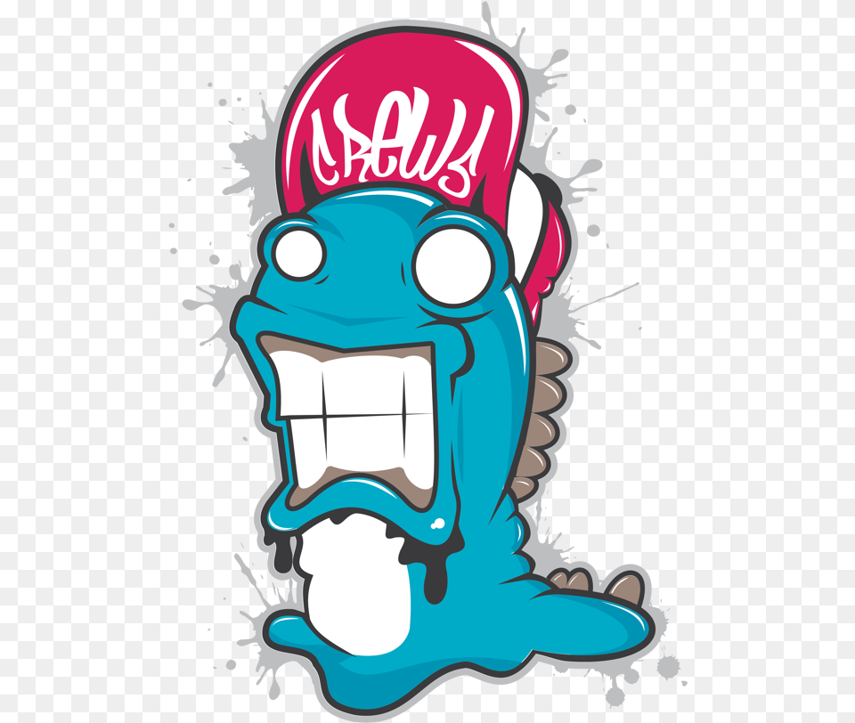 Graffiti Clipart Character, Sticker, Baby, Person Png Image