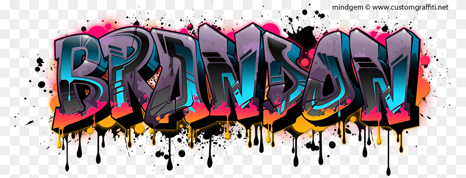 Graffiti Font Bulky Brandon Graffiti, Art, Graphics, Modern Art Free Png