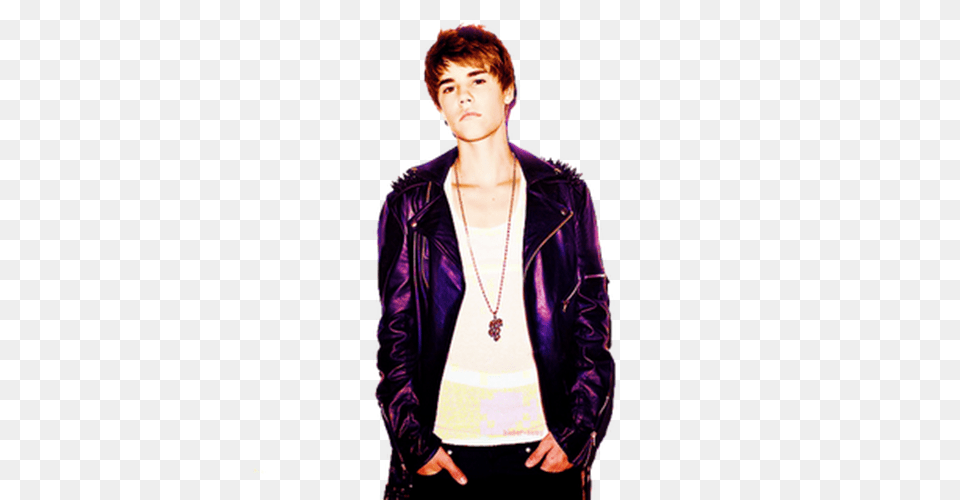 Grafika Gify Kartki Justin Bieber, Jacket, Clothing, Coat, Man Png Image