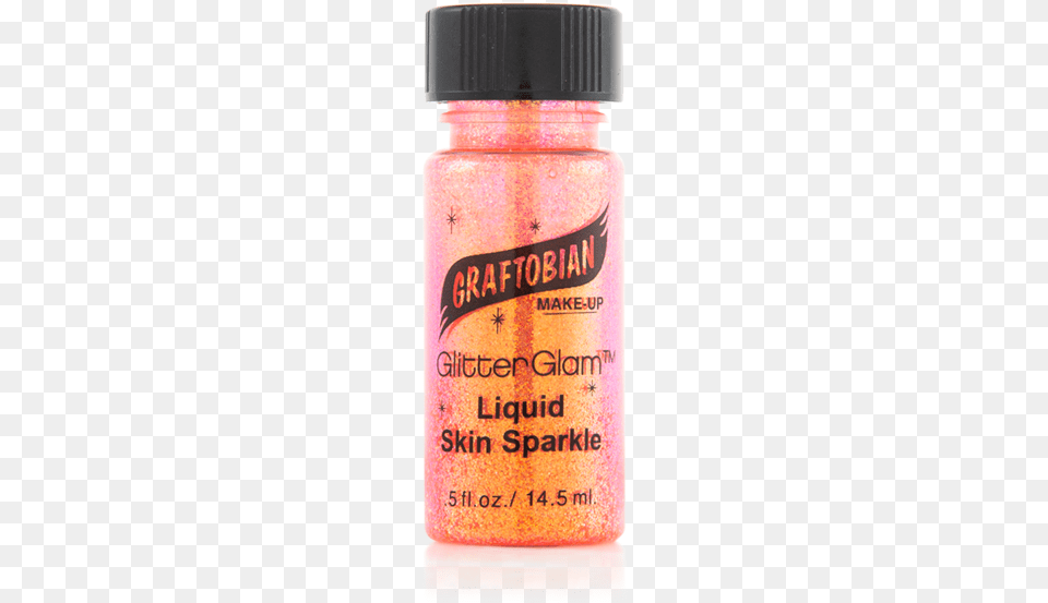 Graftobian Glitterglam Liquid Skin Sparkle, Paint Container, Cosmetics, Food, Ketchup Free Png