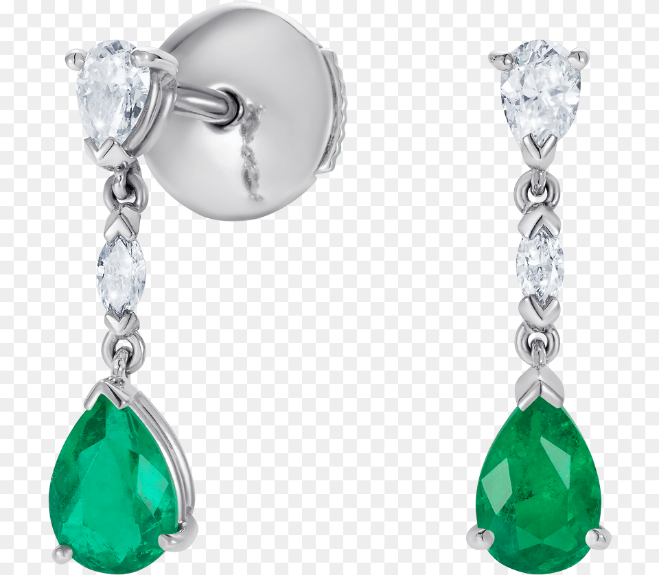 Grafton Emerald And Diamond Drop Earrings Earrings, Accessories, Earring, Gemstone, Jewelry Png Image