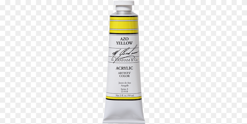 Graham Artists39 Paint M Graham 2 Ounce Tube Acrylic Paint Cadmium Yellow, Bottle, Shaker Png