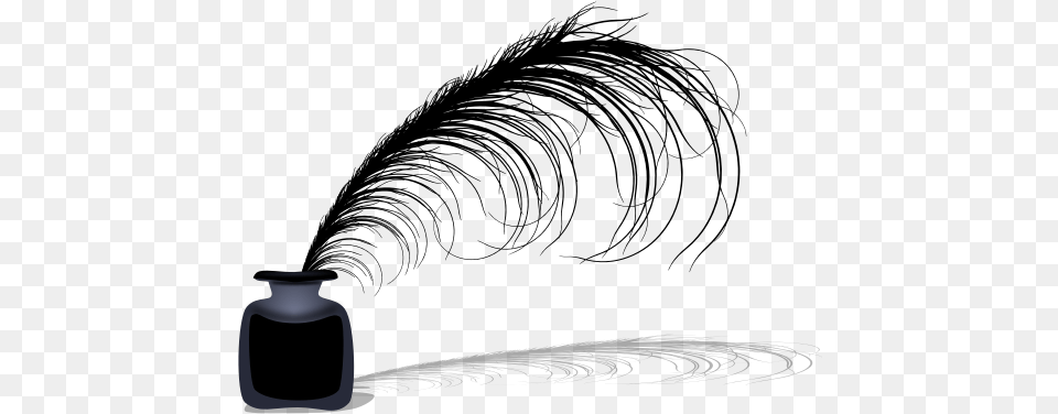 Grahics Of Inkwell With Quill Pen Quill And Ink Transparent Background, Jar, Pottery, Vase, Bottle Png Image