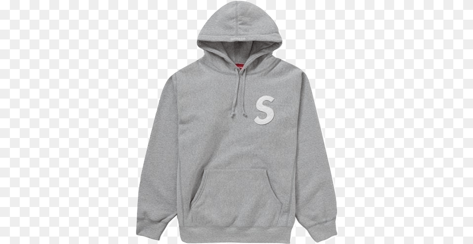 Grails Sf Supreme S Logo Hoodie, Clothing, Knitwear, Sweater, Sweatshirt Png Image