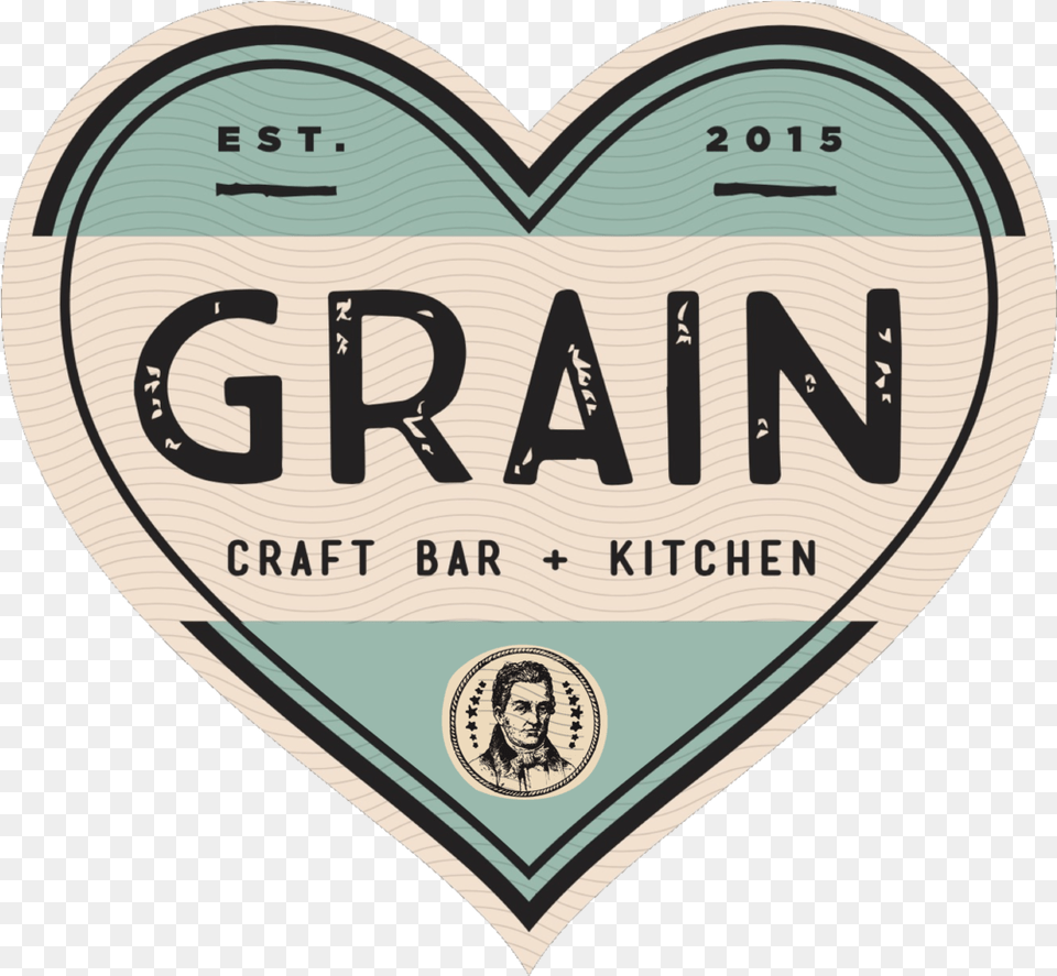 Grain Craft Bar Kitchen Heart, Logo, Badge, Person, Symbol Free Transparent Png