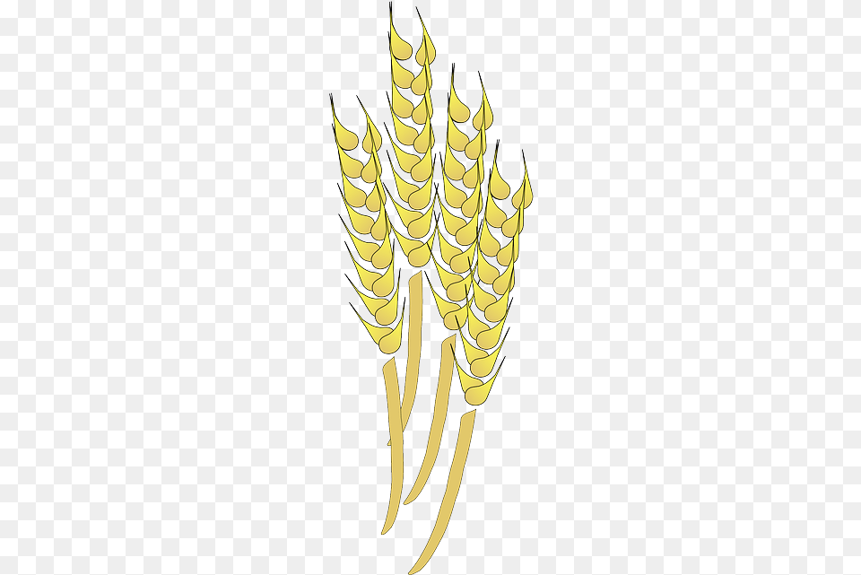 Grain Flat Icon Cartoon Crop Ear Plant Wheat Clip Art, Electronics, Hardware, Food, Produce Free Png Download