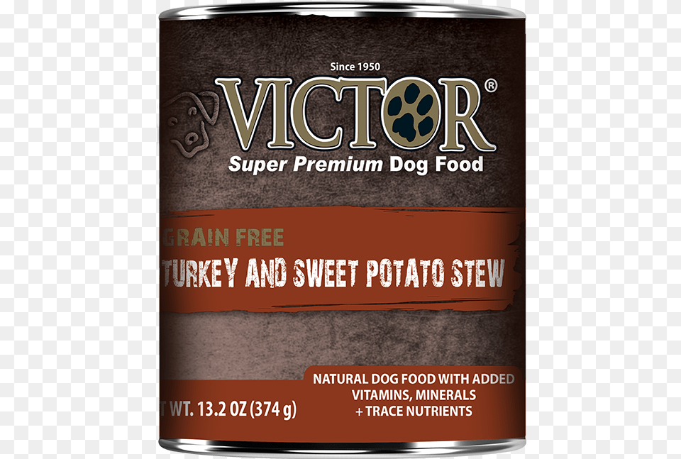 Grain Turkey And Sweet Potato Stew Canned Dog Victor Gf Turkey And Sweet Potato Stew Canned Dog Food, Tin, Advertisement, Aluminium, Can Free Transparent Png