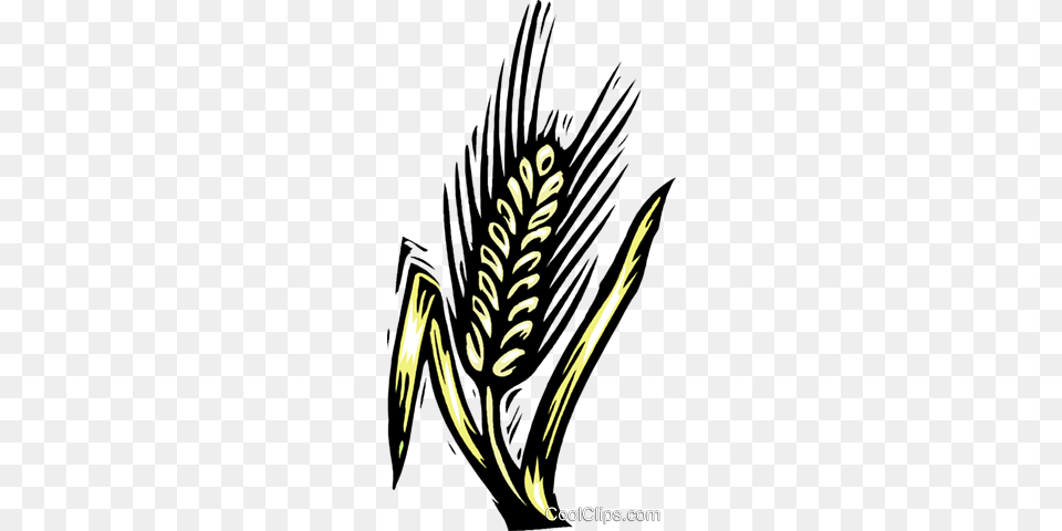 Grain Woodcut Style Royalty Vector Clip Art Illustration, Electronics, Hardware, Grass, Plant Free Png Download