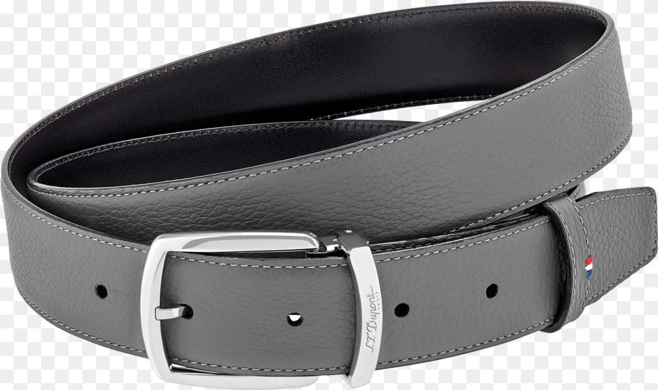 Grained Leather And Palladium Finish Line D Belt 35 Mm Buckle, Accessories, Bag, Handbag Png Image