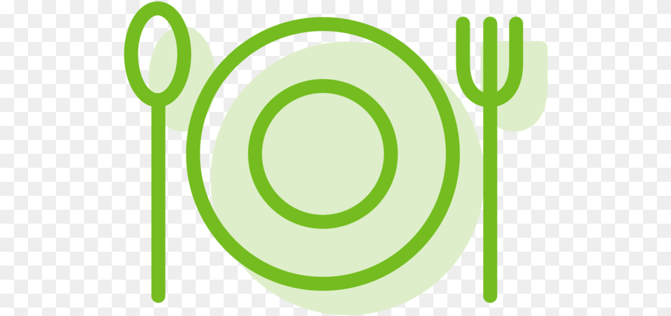 Grainful Brand Icons Web 06 Circle, Cutlery, Fork, Green Free Transparent Png