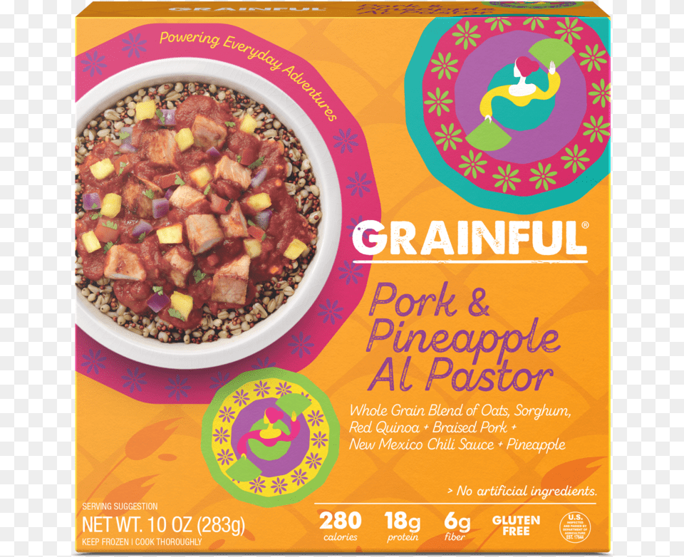 Grainful Target 3d Mockup V1 Pork Pinapple Al Pastor Al Pastor, Advertisement, Poster, Food, Meal Free Png Download