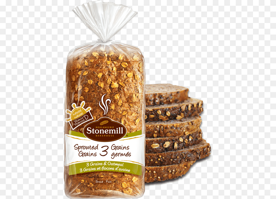 Grains And Oatmeal Bread Stonemill Sprouted Grain Bread, Food, Produce, Ketchup Free Transparent Png