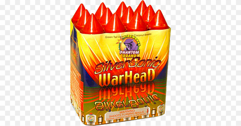 Gram Firework Repeater Silver Sonic Warhead Phantom Fireworks, Food, Ketchup, Crayon Png Image