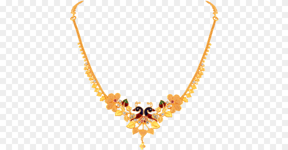 Gram Gold Necklace Designs Necklace, Accessories, Jewelry, Diamond, Gemstone Free Png Download