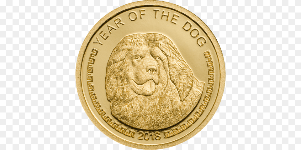 Gram Mongolia Year Of The Dog 2018 Year Of The Dog Coin, Animal, Lion, Mammal, Wildlife Png