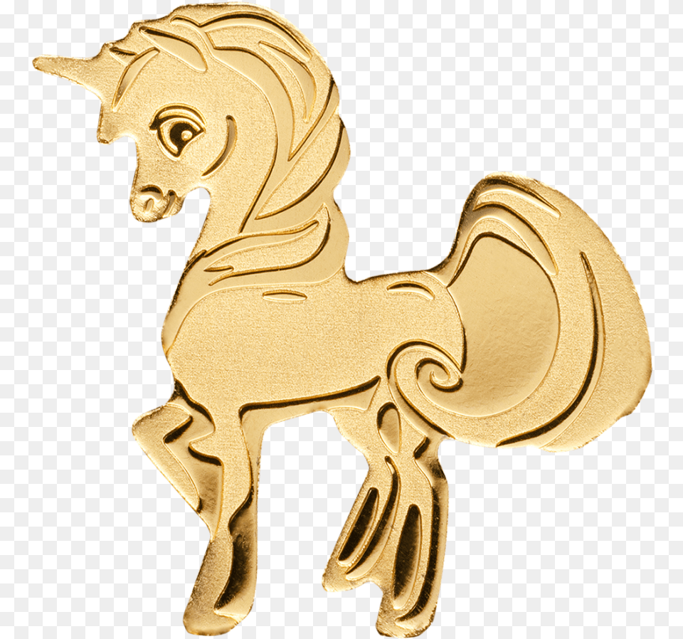 Gram Palau Sweetest Unicorn 9999 Gold Coin Cartoon, Bronze, Person, Face, Head Png