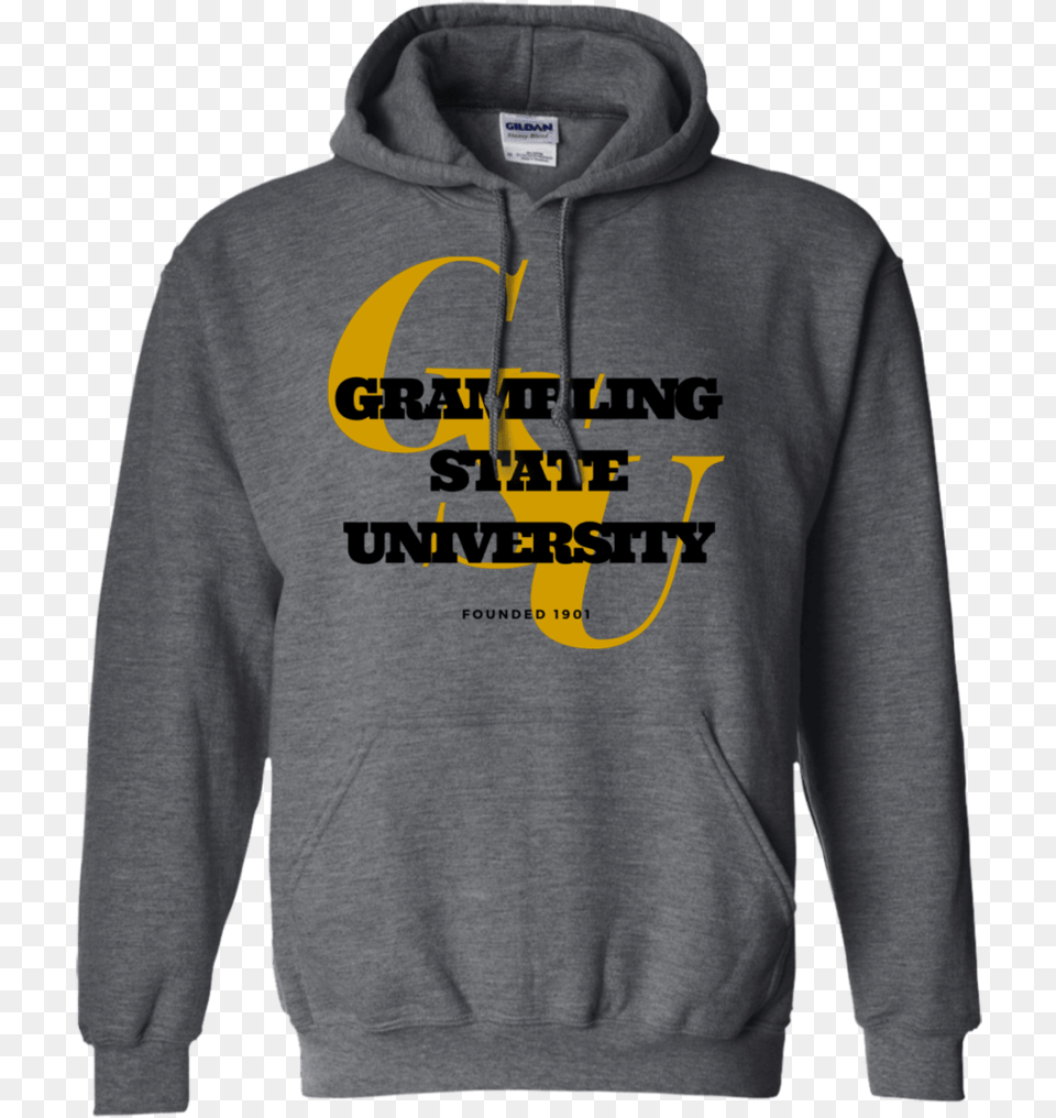 Grambling State University Rep Pullover Hoodie Hoodie, Clothing, Knitwear, Sweater, Sweatshirt Png Image