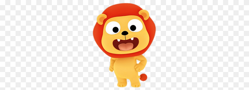 Grami The Circus Lion With Open Mouth, Plush, Toy Png Image