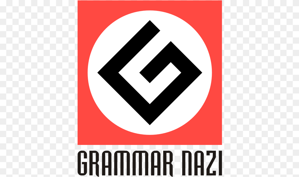 Grammar Nazi Grammer Nazi, Symbol, Disk, Sign Free Png