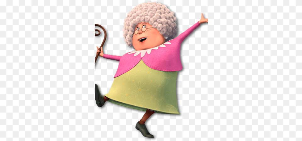 Grammy Norma Grandma From The Lorax, Clothing, Hat, Baby, Person Png