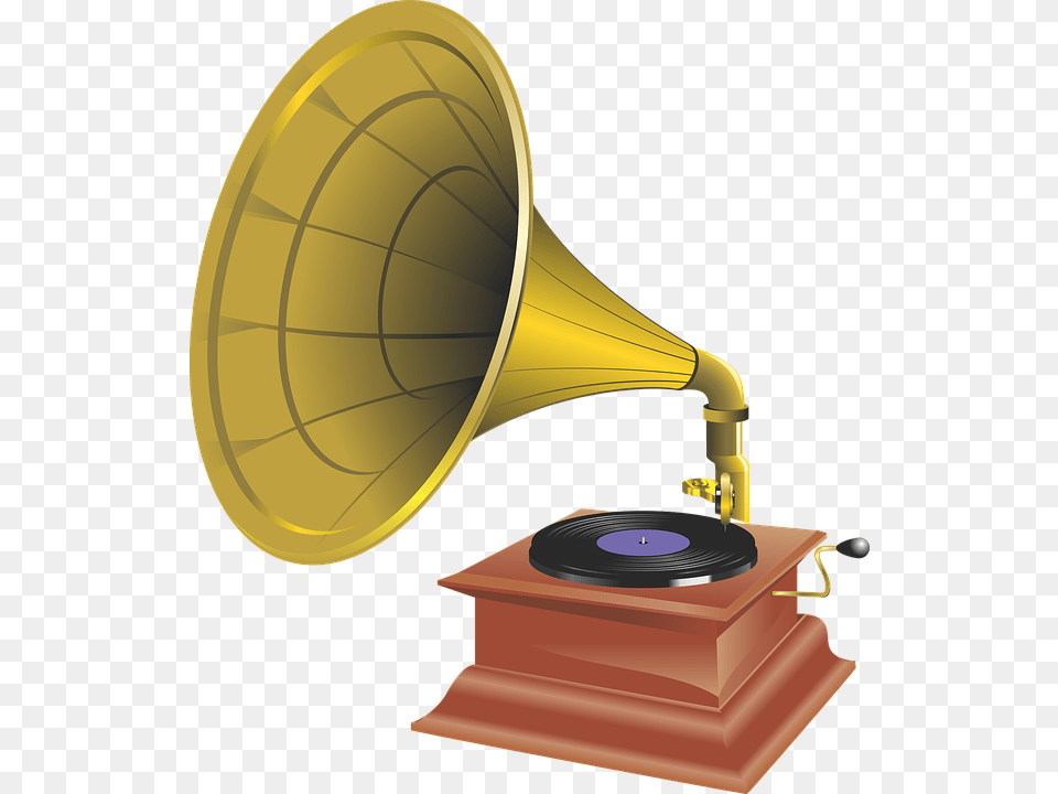 Gramophone, Brass Section, Horn, Musical Instrument Png