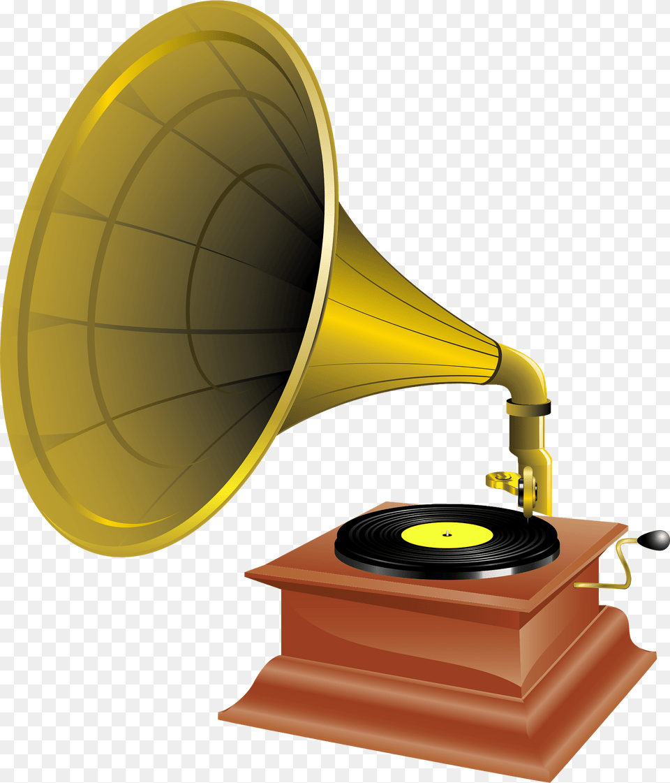 Gramophone Clipart, Electronics, Brass Section, Horn, Musical Instrument Free Transparent Png
